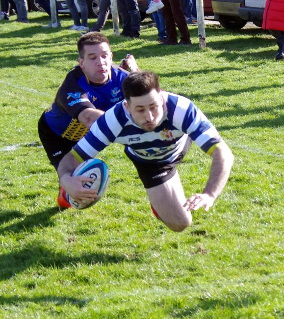 Lewys Gibby - man of the match in Narberth victory